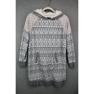 Simply Vera Wang Sherpa Lined Hoodie Gown-Size Medium